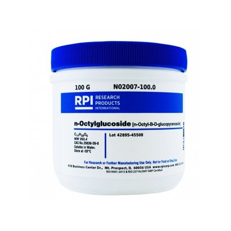 Rpi n-Octylglucoside, 100 G N02007-100.0